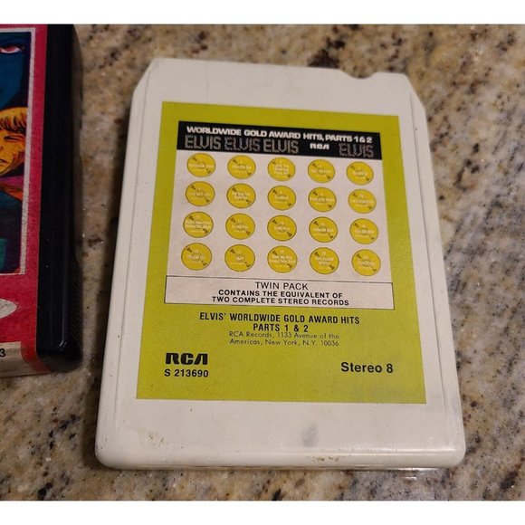 Lot of 3 Elvis Presley - Las Vegas, Girl Happy, Gold Awards8-Track Tapes - Picture 2 of 10